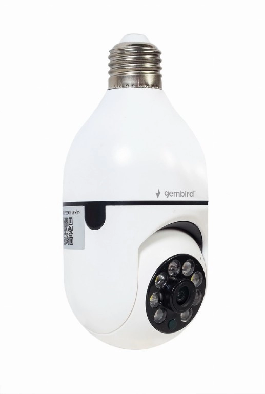Smart  Camera Wi-Fi rotativa Gembird TSL-CAM-WRHD-01 / E27 / 1080p