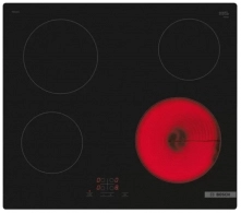 Plita electrica incorporabila Bosch PKE611BA2E, 4 arzatoare, Negru