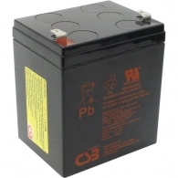 CSB Battery 12V 5AH, HR 1221W F2, 3-5 Years Life Time