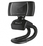 Trust Trino HD Video Webcam, 720p HD Webcam with convenient built-in microphone, 1,43m, USB