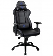 Fotoliu Gaming AROZZI Verona Signature PU / 120-130kg / 165-190cm /  Black/Blue logo