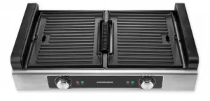 Grill Heinner HSEG-1800SS, 1800 W, Negru