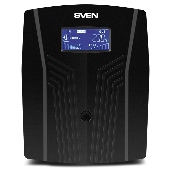 Источник бесперебойного питания (UPS) Sven Pro 1500 (LCD, USB)