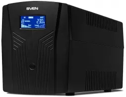 Источник бесперебойного питания (UPS) Sven Pro 1500 (LCD, USB)