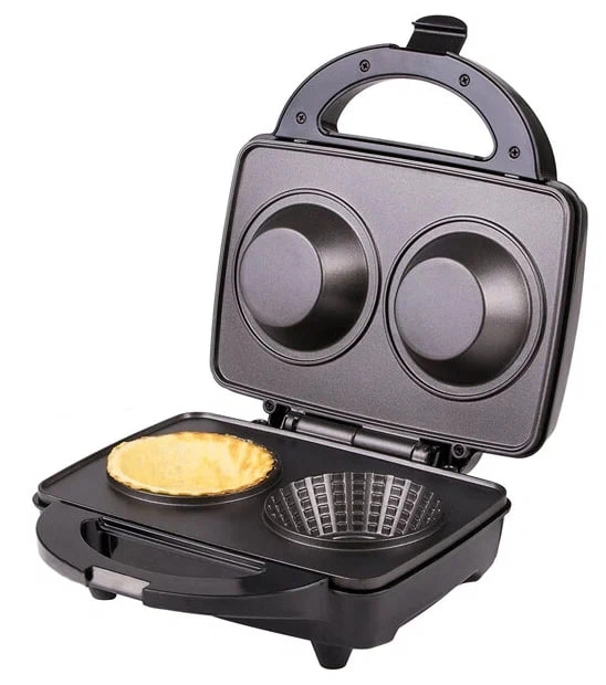 Waffle fier First FA5304, 600 W, Argintiu