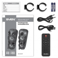 Boxa portabila  SVEN PS-750 Black / 50W / Bluetooth / FM tuner / USB / microSD