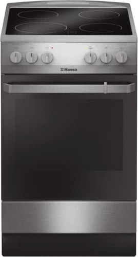 Плита электрическая Hansa FCCX580009, 4 конфорок, Стеклокерамика, 50 см ...