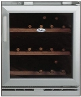 Встраиваемый винный шкаф Whirlpool ARZ000W, 33 бутылок, 82 см, A, Серебристый