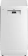 Посудомоечная машина  Beko BDFS15020W, 10 комплектов, 5программы, 44 см, E, Белый