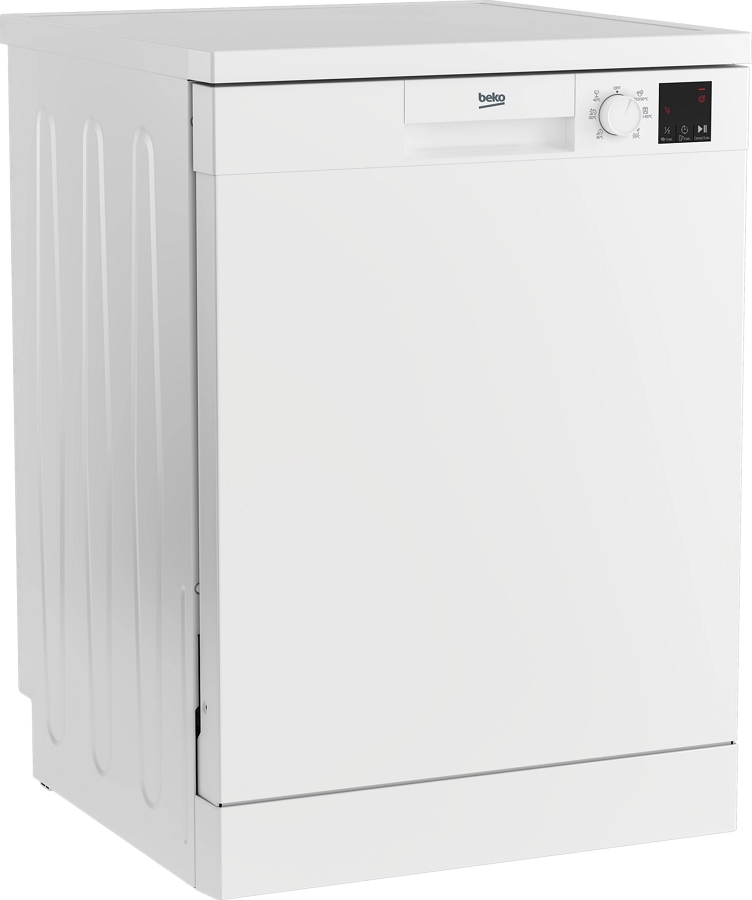 Посудомоечная машина  Beko DVN06430W, 14 комплектов, 6программы, 59.8 см, D, Белый
