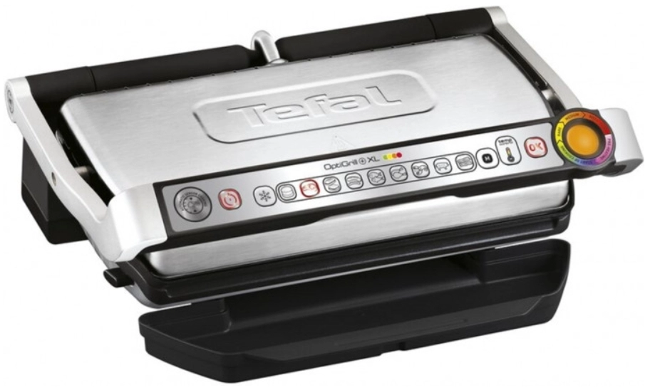 Гриль Tefal GC724D12, 2000 Вт, Черный с нержав. сталью