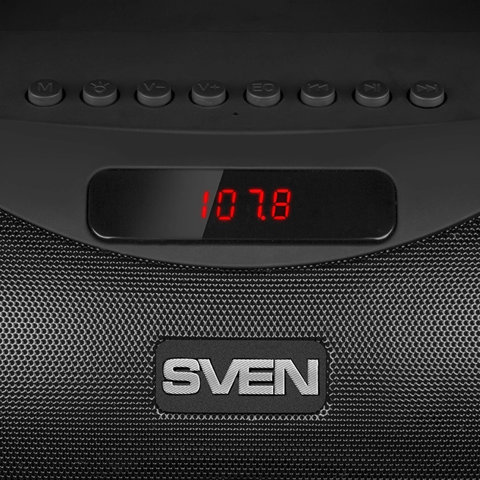 Boxa portabila SVEN PS-425 Black / 12W / Bluetooth / FM tuner / USB / microSD