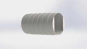 Пластиковый элемент для окончания трубы рекуператора Ventoxx RV-30 (Ventoxx Comfort, Invisible, Slim Line) (Белый)