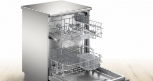Посудомоечная машина  Bosch SMS25AI01K, 12 комплектов, 5программы, 60 см, A+, Нерж. сталь
