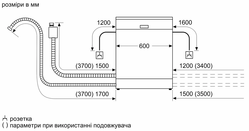 Посудомоечная машина встраиваемая Bosch SMV6EMX51K, 13 комплектов, 8программы, 59.8 см, A+++, Серебристый