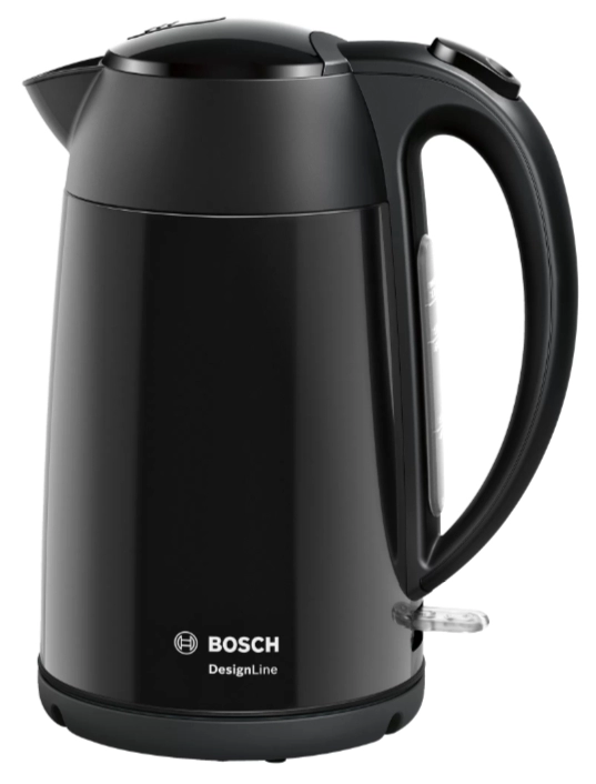 Чайник электрический Bosch TWK3P423, 1.7 л, 2400 Вт, Черный