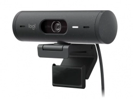 Camera web Logitech Brio 500 / 1080p / auto light correction / 4MP / stereo mic / USB-C / Graphite