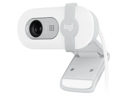 Logitech Brio 100 Full HD webcam, 1080p/30fps, privacy shutter, auto light correction, buil-in mic, USB-A,  OFF-WHITE - USB - EMEA28-935