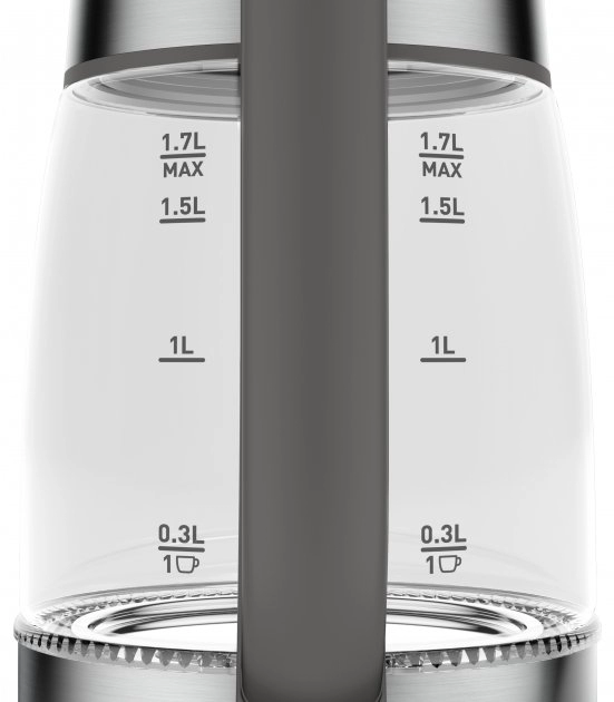 Чайник электрический Tefal KI740B30, 1.7 л, 2200 Вт, Серебристый