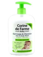 Корин де Фарм Baby Ultra Rich Гель для душа без сульфатов для тела и волос 500 ml