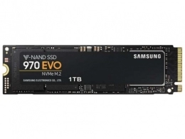 M.2 NVMe SSD 1.0TB  Samsung SSD 970 EVO Plus, PCIe3.0 x4 / NVMe1.3, M2 Type 2280 form factor, Seq. Read: 3500 MB/s, Seq. Write: 3300 MB/s, Max Random 4k: Read /Write: 600,000/550,000 IOPS, Samsung Phoenix Controller, 1GB LPDDR4, V-NAND 3-bit MLC