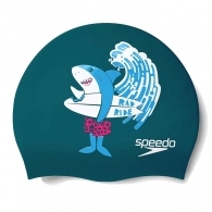 Силиконовая шапочка для плавания Speedo SLOGAN PRT CAP JU