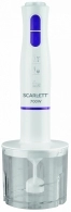 Blender Scarlett SC-HB42F37, 7 W, 2 trepte viteza, Alb