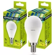 Светодиодная лампа Ergolux LED G45 9W E14 3000K 13173