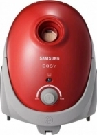 Пылесос с мешком Samsung VCC52U6V3R, 750 Вт, 80 дБ, Красный
