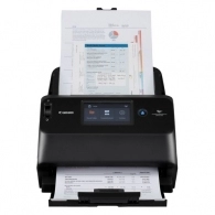 Document Scanner Canon DR-S150, WiFi, ADF (60 sheets - 50-80g/m2), CIS 1 Line Sensor, 4.3” LCD Front/ Back/ Duplex, B&W 45ppm/90ipm - colour 45ppm/90ipm, 600x600dpi, 24-bit colour, Daily Duty Cycle: 4000 scans/day, USB 3.2 Gen1x1/USB 2.0, Gb LAN