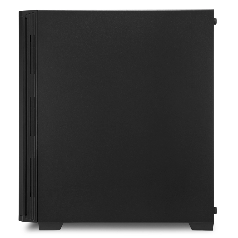 Carcasa Sharkoon  RGB LIT 100 / w/oPSU / Side panel / 2x120mm A-RGB LED / ATX / Black