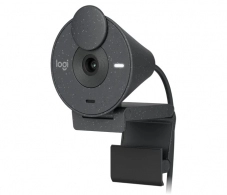 Веб-камера Logitech Brio 300 / 1080p / auto light correction / noise-reducing mic / USB-C / Graphite