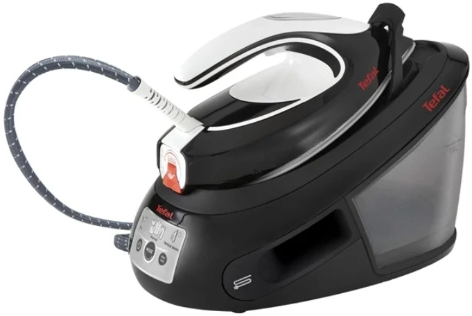 Утюг с парогенератором Tefal SV8055, 2800 Вт, 180 г/мин и более г/мин, 1800 мл, Черный 