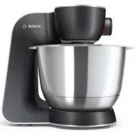 Кухонный комбайн Bosch MUM58M59, 1250 мл, 1000 Вт, 7 скоростей, Чёрный