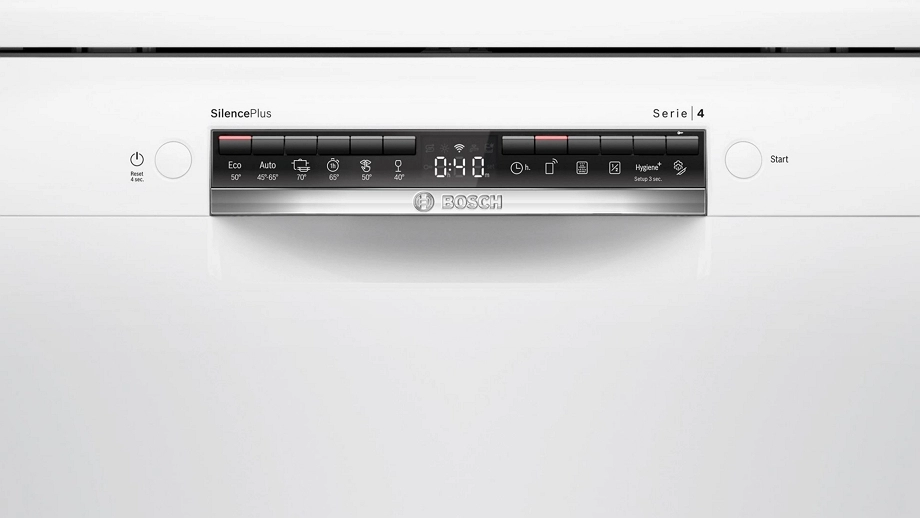 Посудомоечная машина  Bosch SMS4HMW65K, 13 комплектов, 4программы, 60 см, A++, Белый