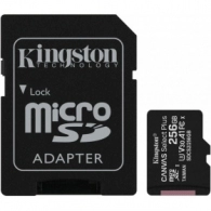 Card de memorie microSD Kingston Canvas Select Plus V30/ 100MBps/ 256GB + SD adapter