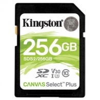 Карта памяти SD Kingston Canvas Select Plus V10/ 100MBps/ 256GB