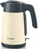 Чайник электрический Bosch TWK7L467, 1.7 л, 2400 Вт, Бежевый