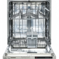 Посудомоечная машина встраиваемая Heinner HDWBI6006A, 12 комплектов, 6программы, 59.8 см, A++, Серебристый