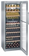 Винный холодильник Liebherr WTes 5972, 211 бутылок, 192 см, A, Серебристый