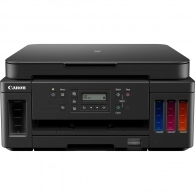 MFD CISS Canon Pixma G6040, Color Printer/Duplex/Scanner/Copier/Network/Wi-Fi, A4, Print 4800x1200dpi_2pl, Scan 1200x2400dpi, ESAT 13/6.8 ipm, LCD display 6.2cm, Tray 350 sheet, 4 ink tanks:(3*GI-40PGBK/,GI-40C,GI-40M,GI-40Y)18k on b/w; 7,7k color;