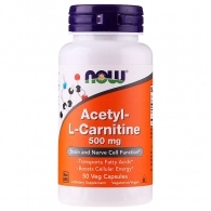 Acetil- L-Carnitin Now Sports ACETYL L-CARN 500mg 50 VCAPS