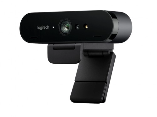 Logitech Webcam BRIO ULTRA HD PRO, 4K Ultra HD webcam with HDR and Windows Hello support