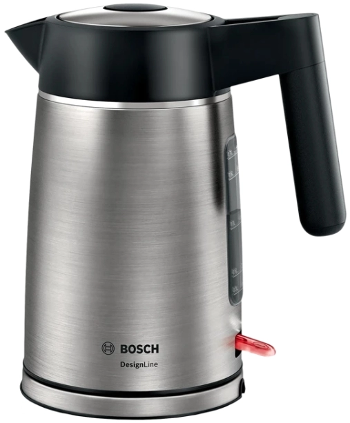 Чайник электрический Bosch TWK5P480, 1.7 л, 2400 Вт, Серебристый