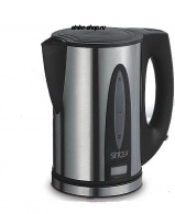 Чайник электрический Sinbo SK-2385, 1.7 л, 2000 Вт, Серый/Черный