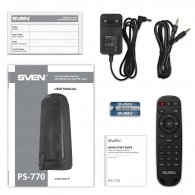 Портативная Колонка SVEN PS-770 Black / 100W / Bluetooth / FM tuner / USB / microSD