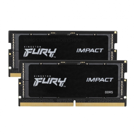 Memorie operativa Kingston FURY® Impact DDR5-4800 SODIMM 64GB (Kit of 2*32GB)