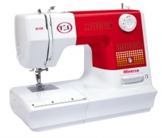 Швейная машина Minerva M190, 21 программ, Белый с красным
