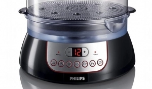 Пароварка Philips HD9140, 1 л, 900 Вт, Чёрный