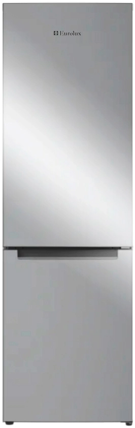 Frigider cu congelator jos Eurolux SRD405DBAS, 287 l, 185 cm, A+, Gri